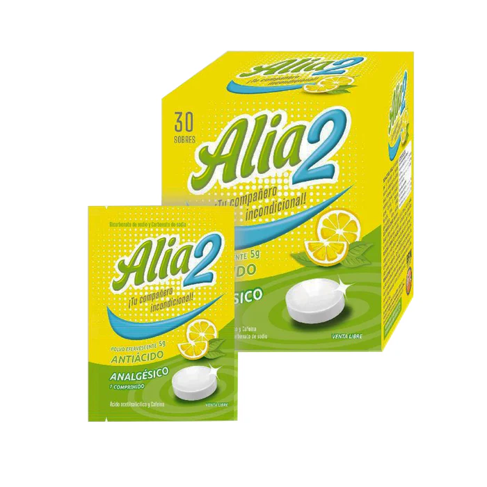 Alia2 Efervescente X 30 Sobres LIMON