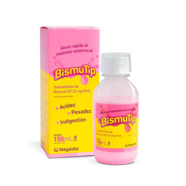 Bismutip 87.33Mg 5Ml Susp X 150Ml Bismuto Subsalic