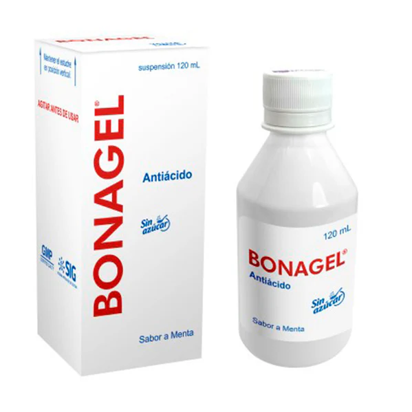 Bonagel Suspension Hidroxido De Aluminio 200Mg Y Hidroxido De Magnesio 200Mg X 120Ml