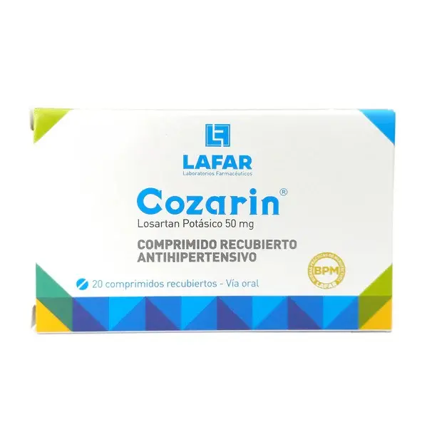 Cozarin 50Mg Losartan X Tableta