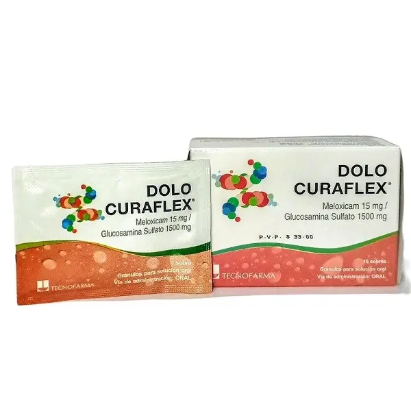 Dolo Curaflex Glucosamina Sulfato 1500Mg Y Meloxicam 15Mg X Sobre