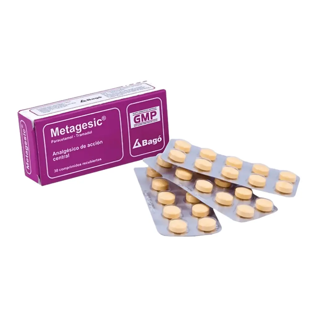 Metagesic Paracetamol 325Mg Y Tramadol Clorhidrato 37.5Mg X Tableta