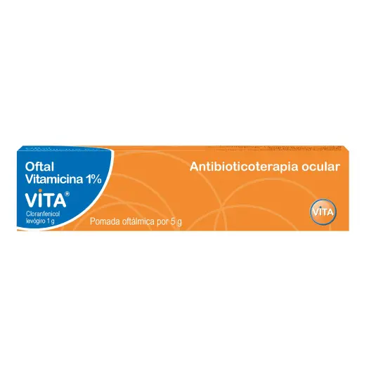 Oftal Vitamínica 1% Cloranfenicol Pomada 5g