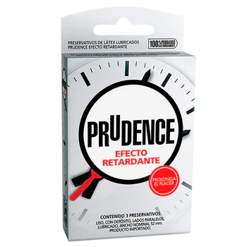 Preservativo Prudence Efecto Retardante 3 Unidades X Caja