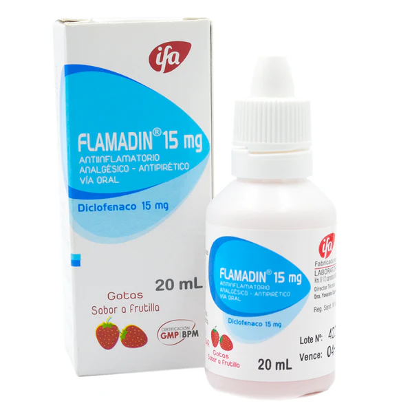 Flamadin 15Mg Diclofenaco Gotas X 20Ml