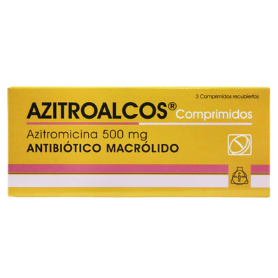  Azitroalcos 500Mg Azitromicina X Tableta