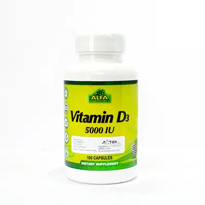 ALFA VITAMINS Vitamina D3 500IU capsulas