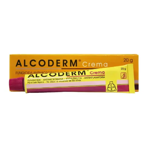 Alcoderm  20G Crema Tratamiento De Infecciones Cutaneas X tubo
