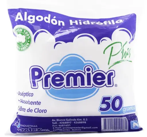 Algodon de 50g blanco