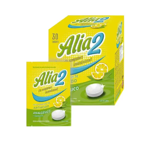 Alia2 Efervescente X 30 Sobres LIMON