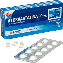 Atorvastatina SANAT 20Mg X Tableta