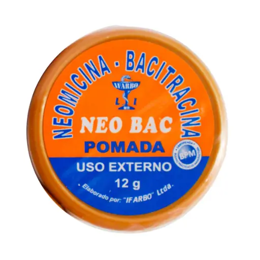 Bacitracina Neomicina Pomada X 12G