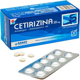 Cetirizina 10Mg X Tableta sanat