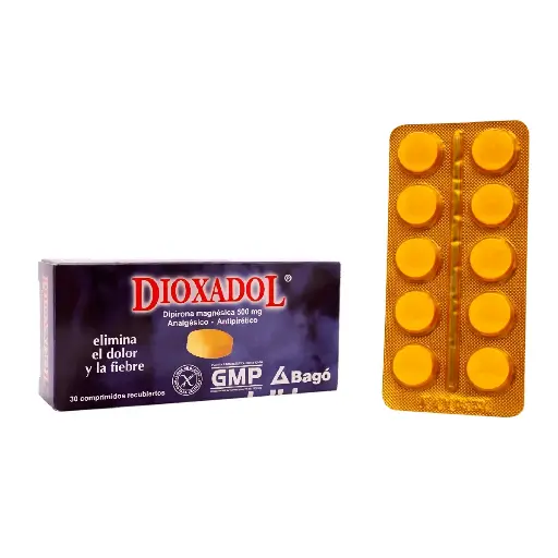 Dioxadol 500Mg Dipirona Magnesica X Tableta