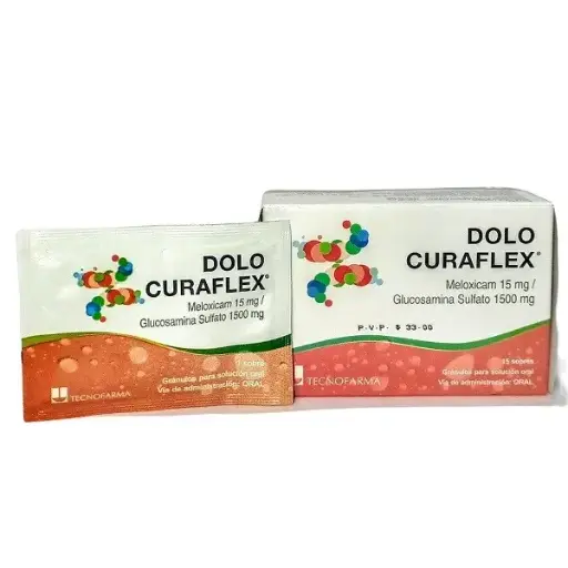 Dolo Curaflex Glucosamina Sulfato 1500Mg Y Meloxicam 15Mg X Sobre