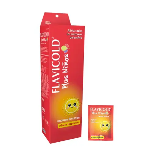 Flavicold Plus NiÑos Caliente Sabor Limonada X Sobre