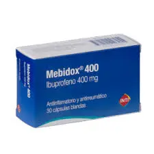 Mebidox 400Mg Ibuprofeno X Capsula Blanda