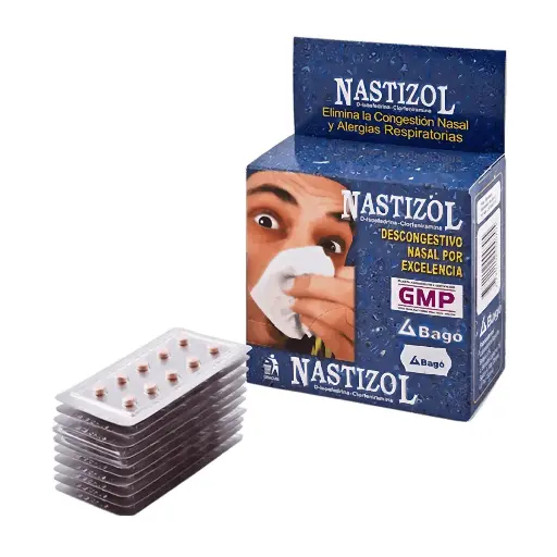 Nastizol D-Isoefedrina Sulfato 60Mg Y Clorfeniramina Maleato 4Mg X Tableta
