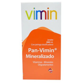 Pan Vimin Mineralizado Jarabe Vitaminas Y Minerales X 200Ml