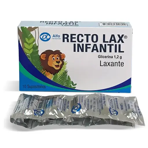 Recto Lax Infantil Glicerina 1.2G X Supositorio