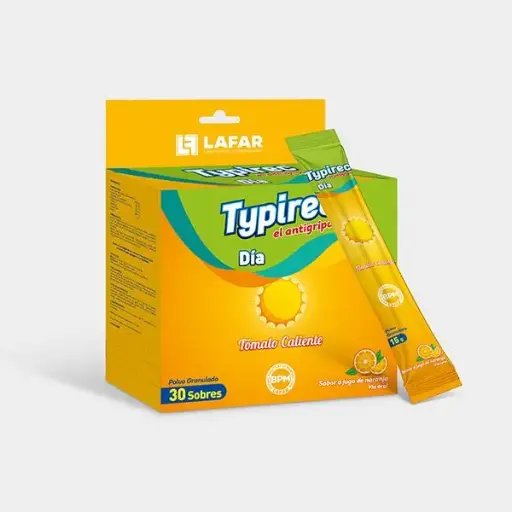Typirec Dia Antigripal Sabor Naranja X Sobre