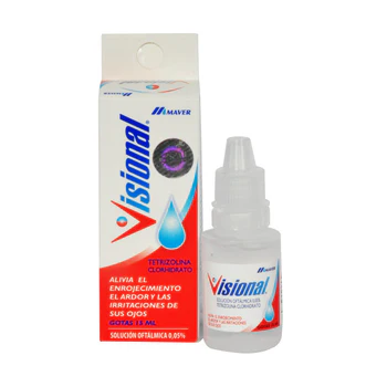 Visional 0.5% Tetrizolina Clorhidrato X 15Ml gotas
