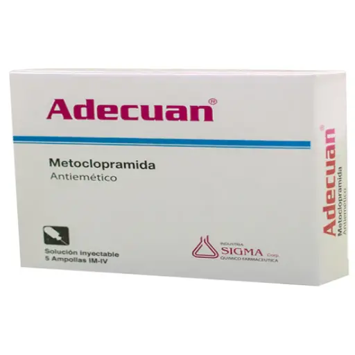 Adecuan 10Mg Metoclopramida Y 2Ml X Ampolla