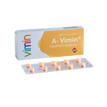 A Vimin 10000Ui Vitamina A X Tableta