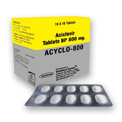 Aciclo-800 Aciclovir 800Mg X 10 Tab (laqfagal)