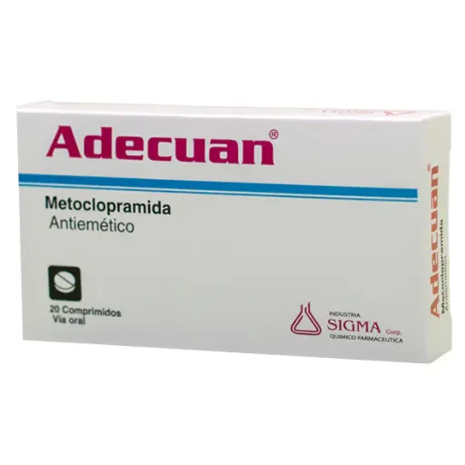 Adecuan 10Mg Metoclopramida X Tableta
